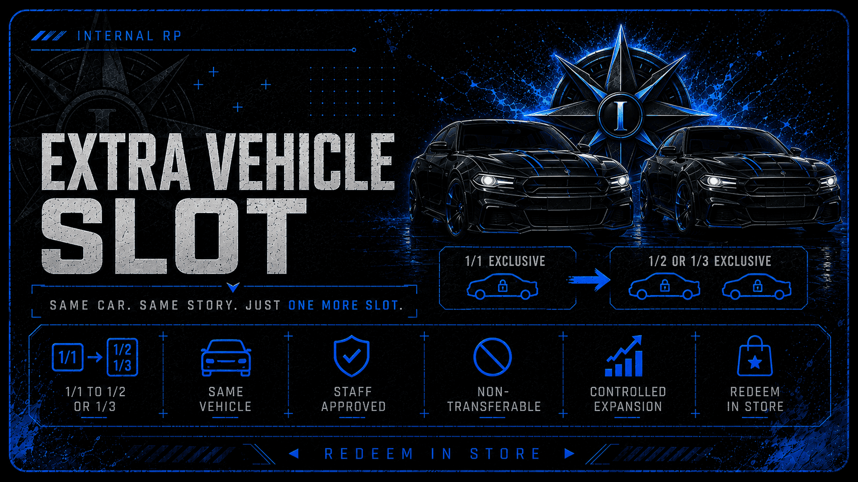 Extra Vehicle Slot