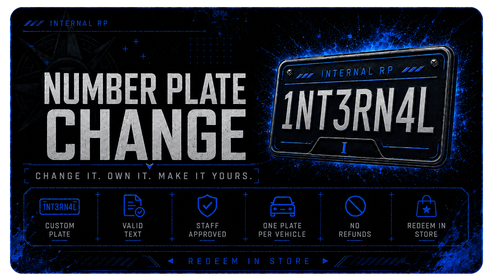 Number Plate Change