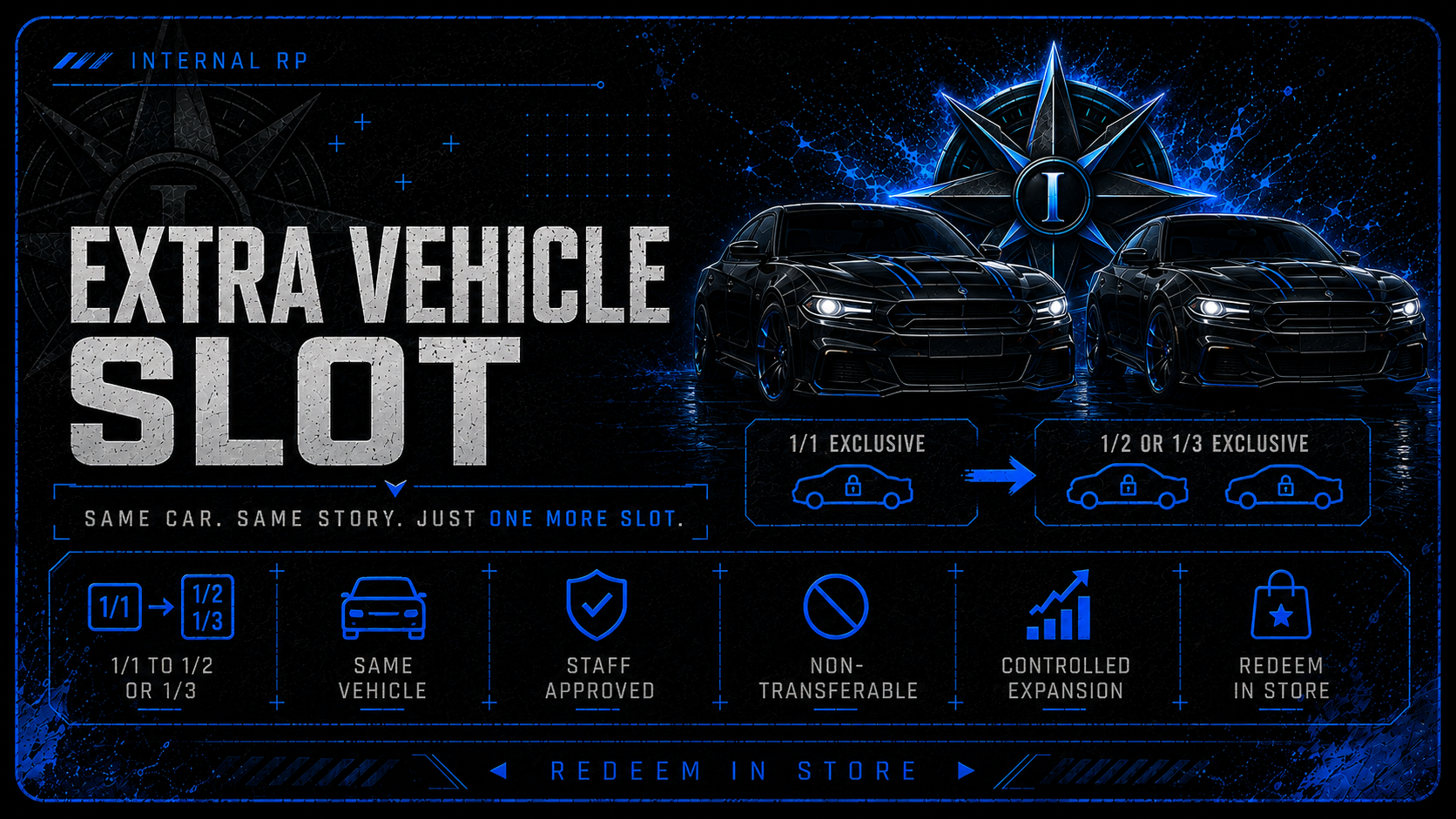 Extra Vehicle Slot