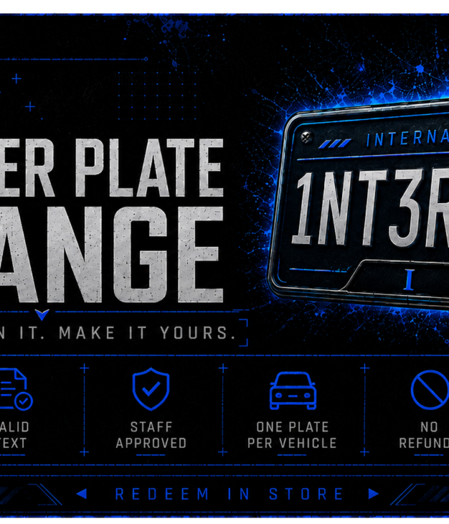 Number Plate Change